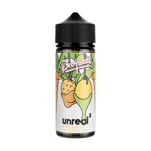 Product Image of Unreal3 E Liquid - Pineapple & Lemon Lime - 100ml