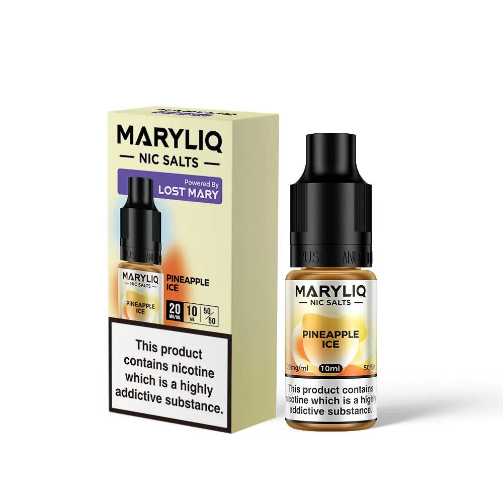 Product Image of Pineapple Ice Nic Salt E-Liquid by Maryliq Salts 10ml