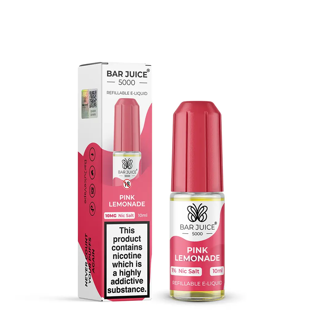 Product Image of Pink Lemonade Nic Salt E-Liquid by Bar Juice 5000 Salts 10ml