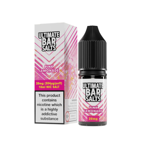 Product Image of Pink Lemonade Nic Salt E-Liquid by Ultimate Bar Salts 10ml