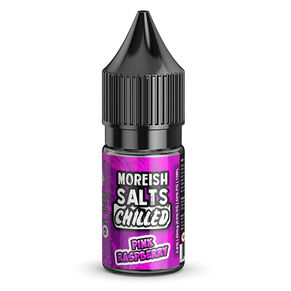 Product Image of Chilled Pink Raspberry Nic Salt E-liquid by Moreish Puff 10ml