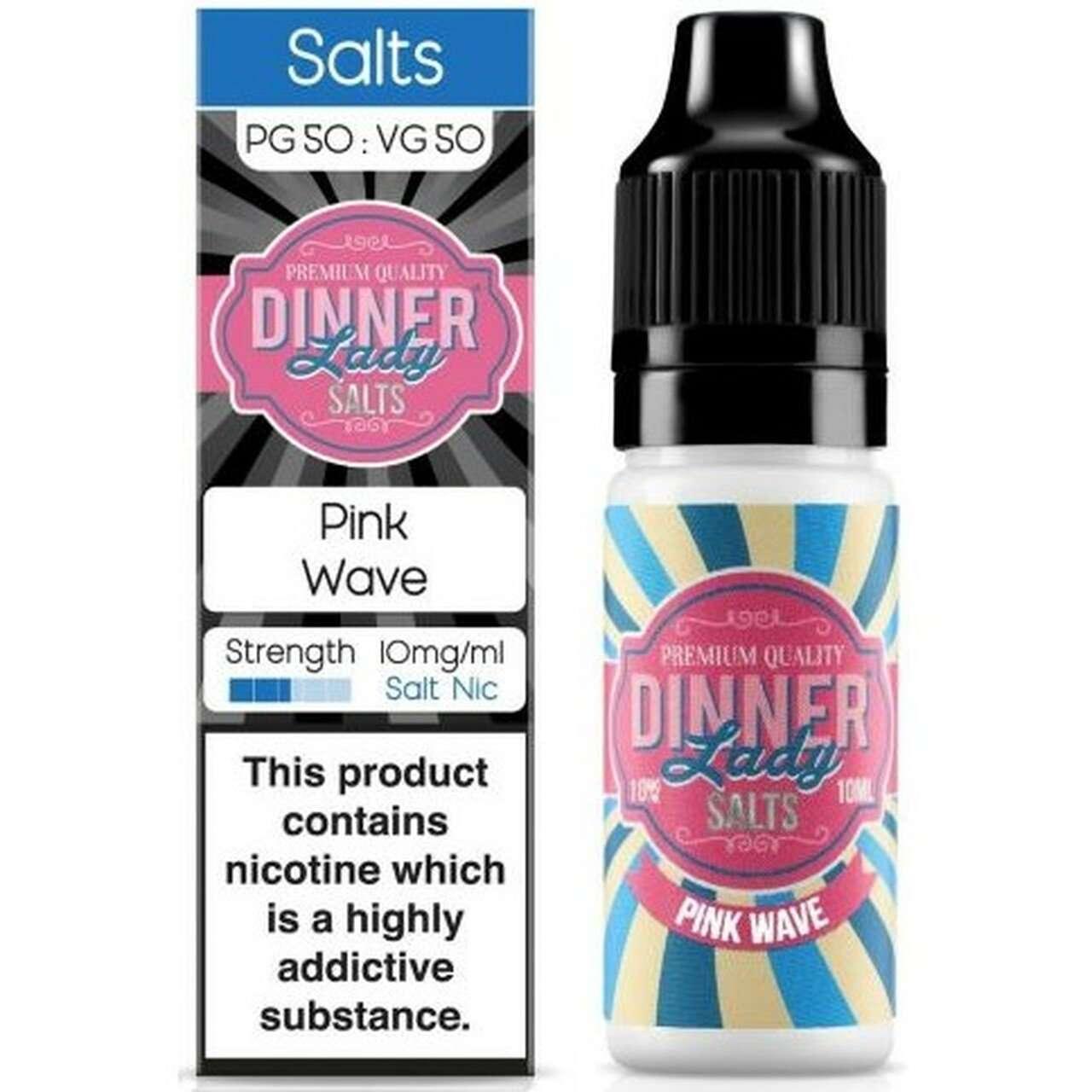 Product Image of Pink Wave Nic Salt E-Liquid by Dinner Lady 10ml