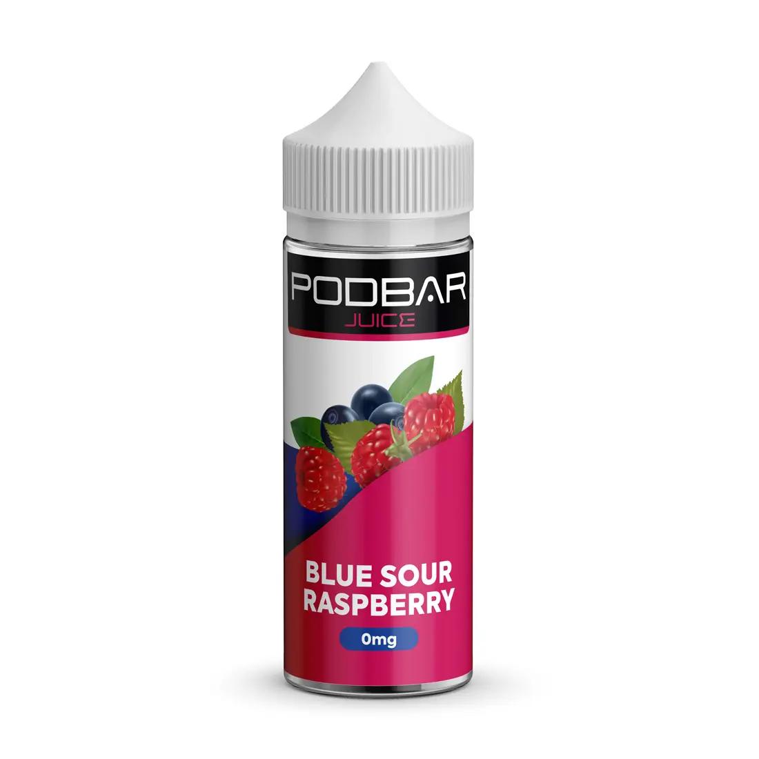 Product Image of PodBar Juice By Kingston E Liquid - Blue Sour Raspberry - 100ml