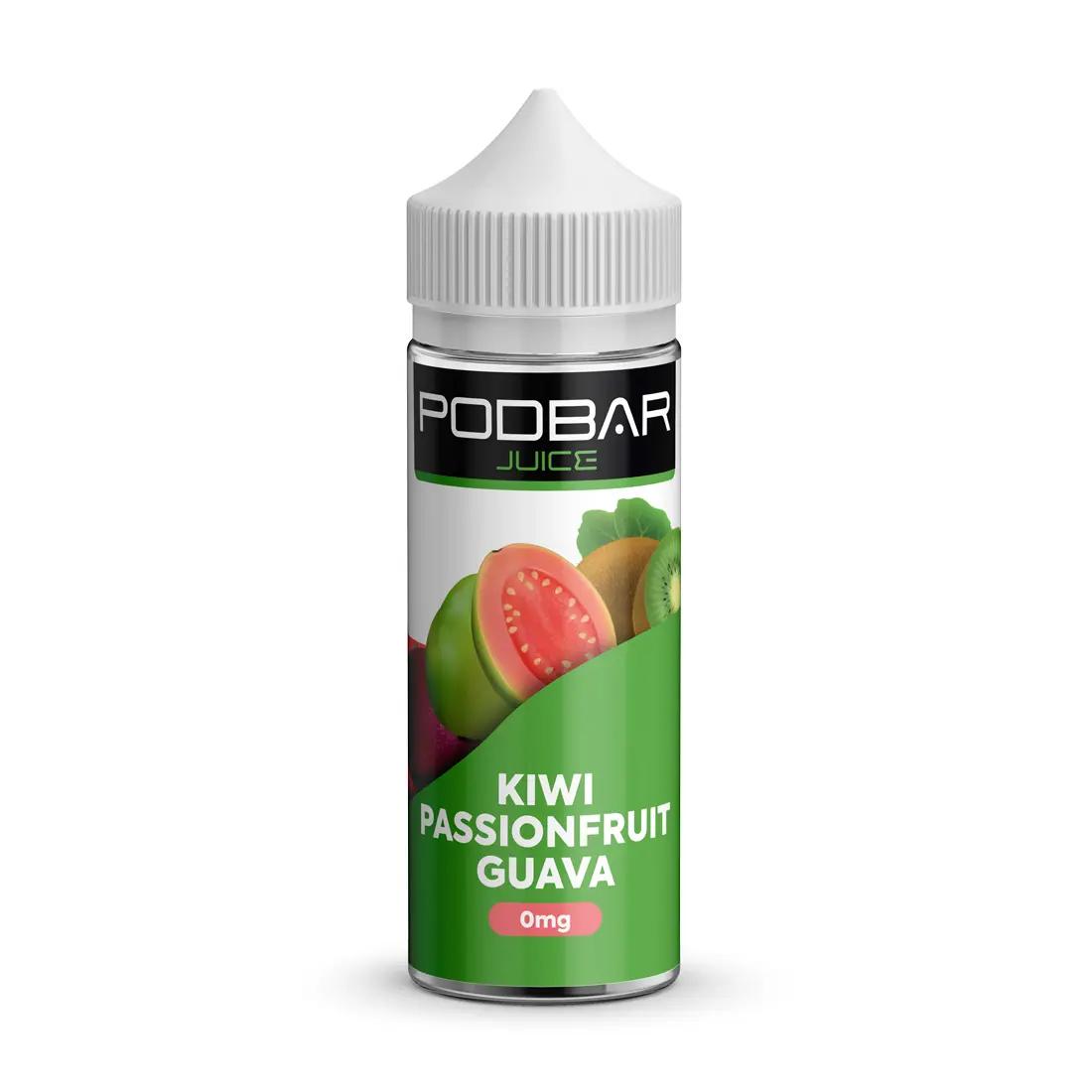 Product Image of PodBar Juice By Kingston E Liquid - Kiwi Passionfruit Guava - 100ml