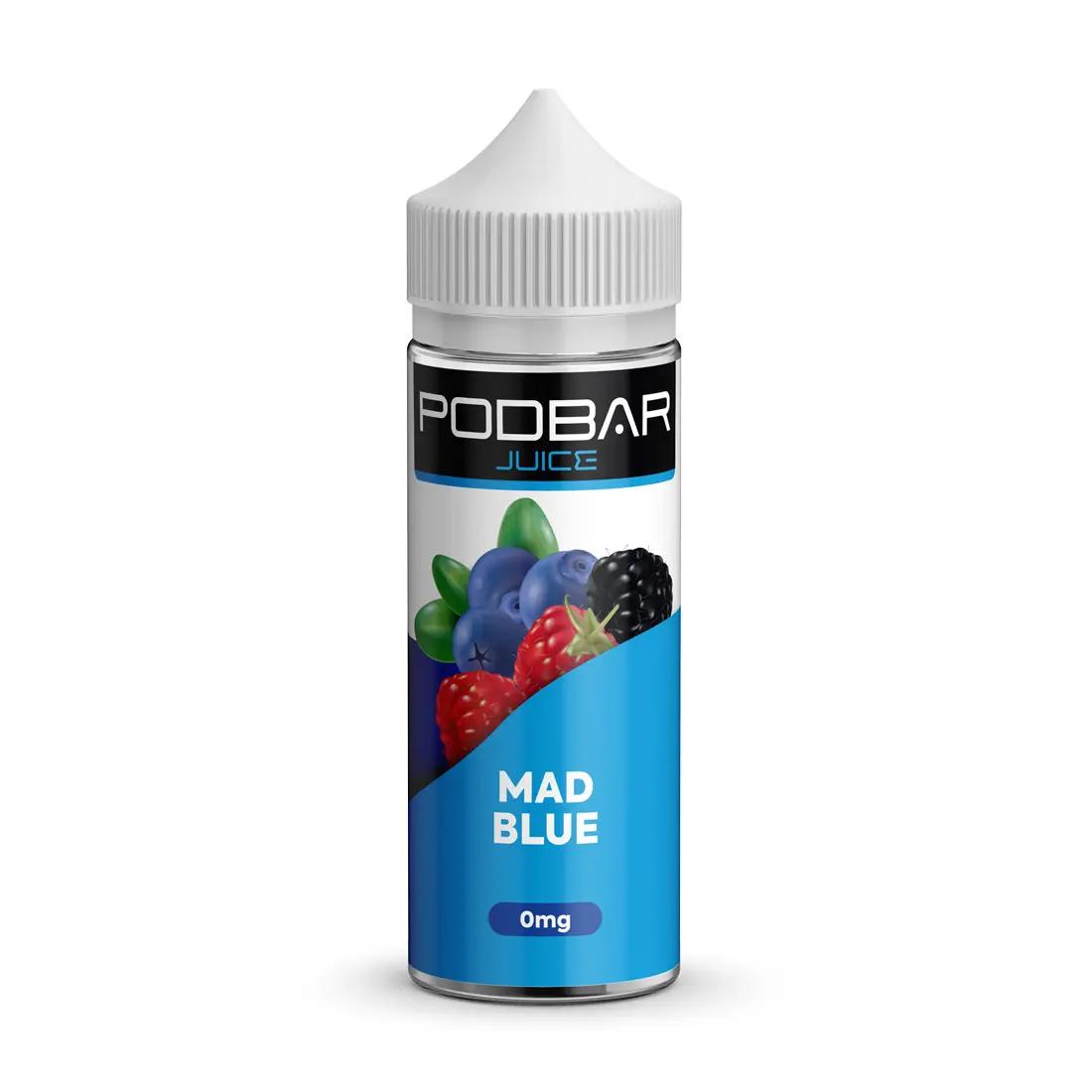 Product Image of PodBar Juice By Kingston E Liquid - Mad Blue - 100ml