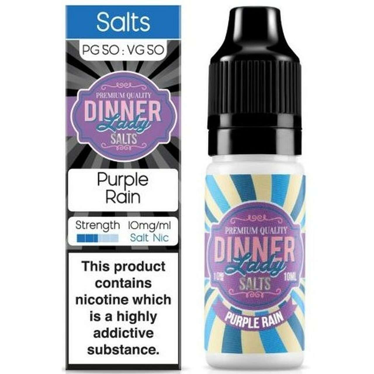 Product Image of Purple Rain Nic Salt E-Liquid by Dinner Lady 10ml