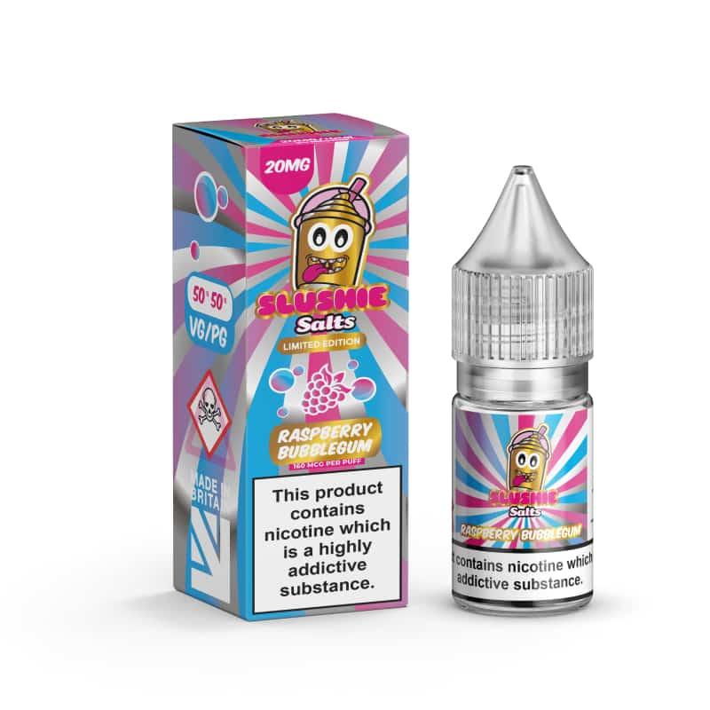 Product Image of Raspberry Bubblegum Nic Salt E-Liquid by Slush Slushie Salts 10ml