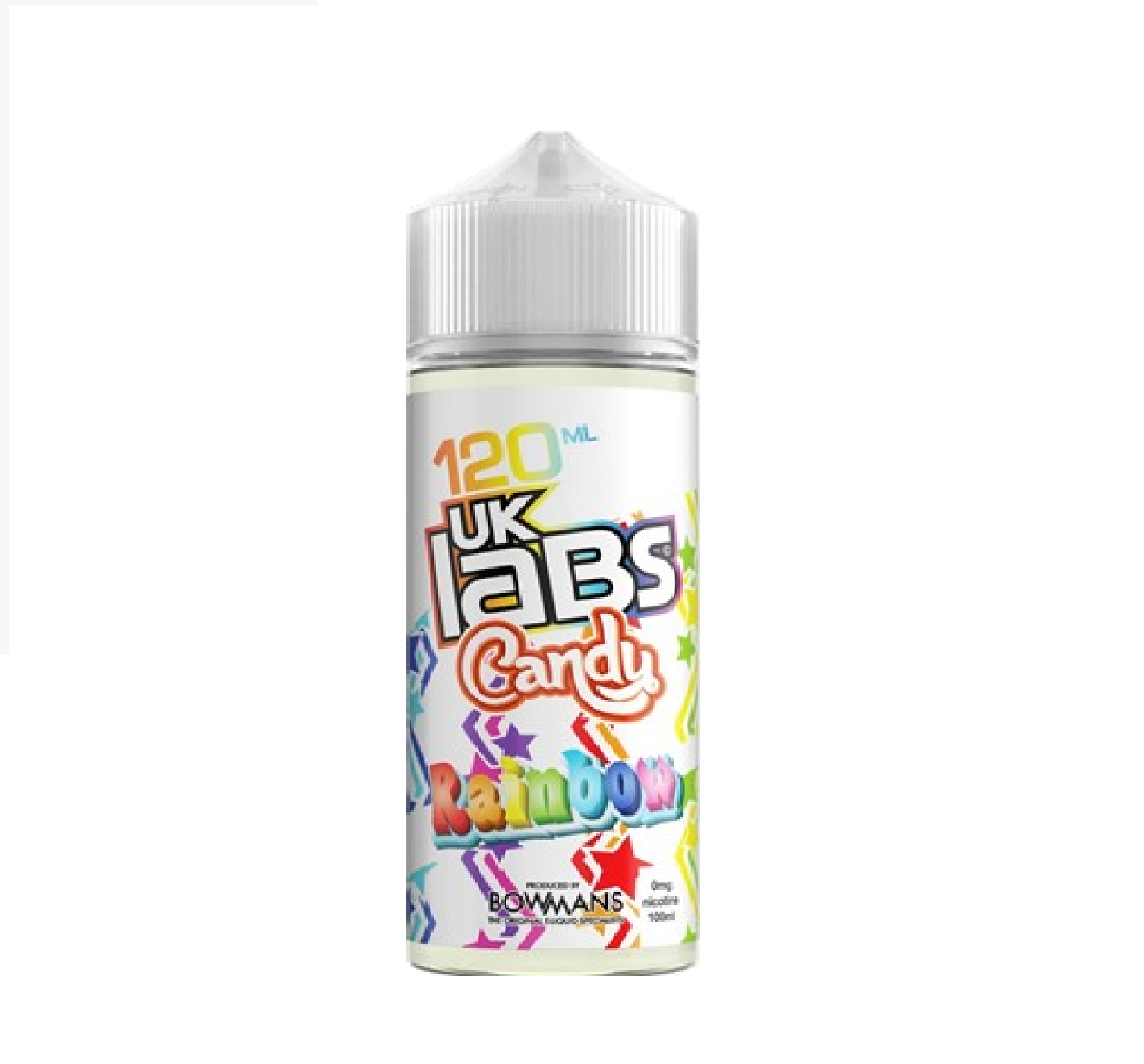 Product Image of UK Labs E Liquid Candy - Rainbow - 100ml