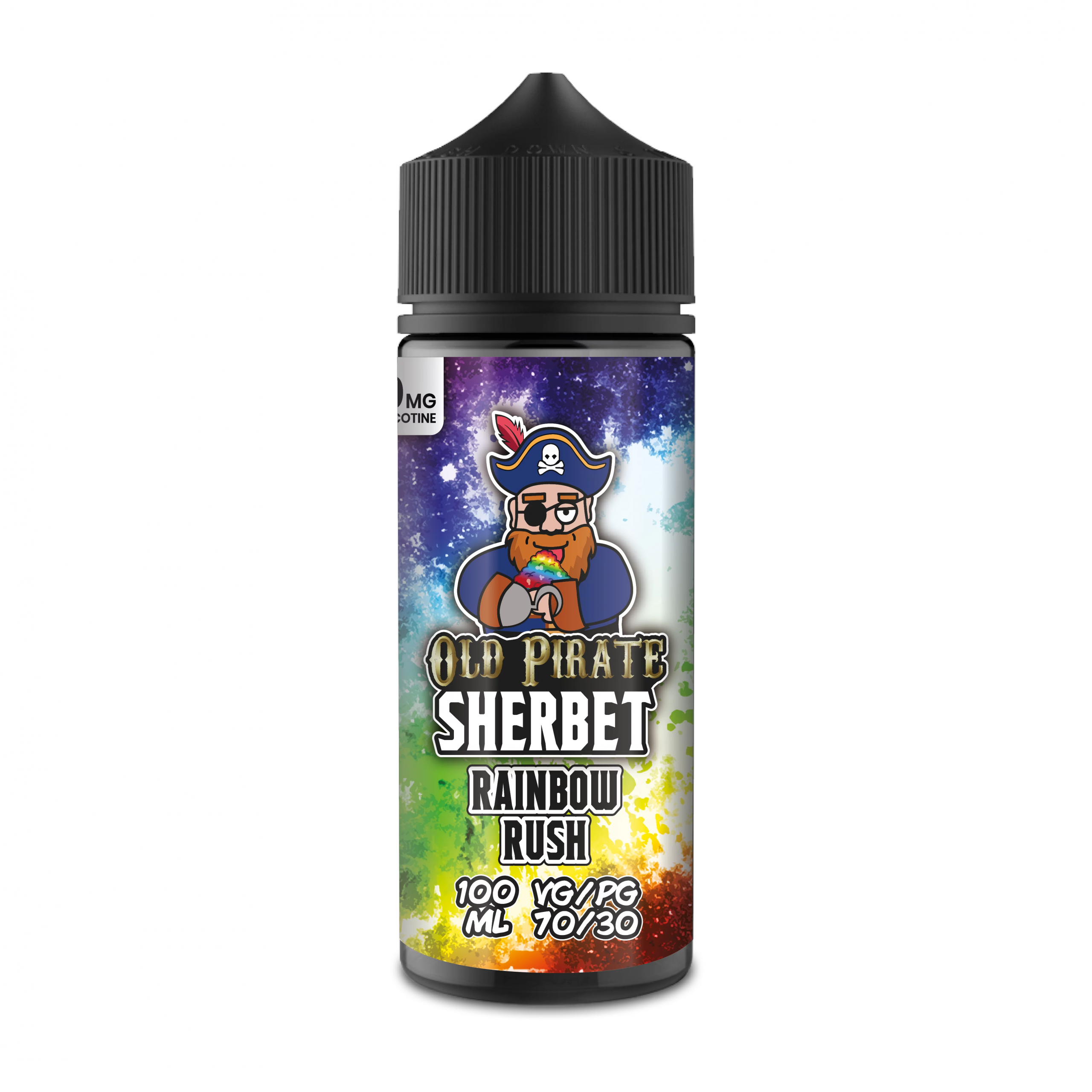 Product Image of Old Pirate E Liquid Sherbet - Rainbow Rush - 100ml