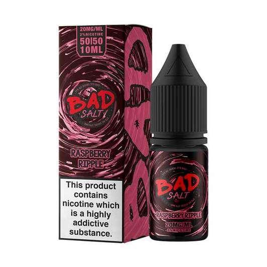 Product Image of Raspberry Ripple Nic Salt E-Liquid by Bad Salt 10ml