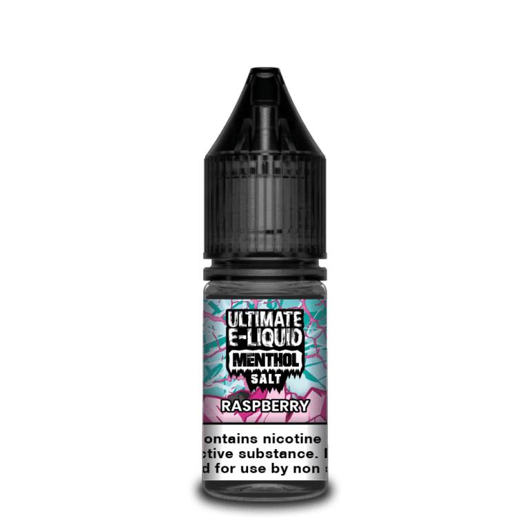 Product Image of Raspberry Menthol Nic Salt E-Liquid by Ultimate Salts 10ml