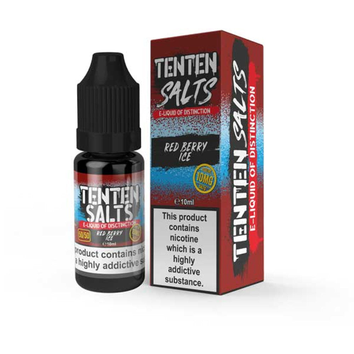 Product Image of Red Berry Ice Nic Salt E-Liquid by TenTen 10ml