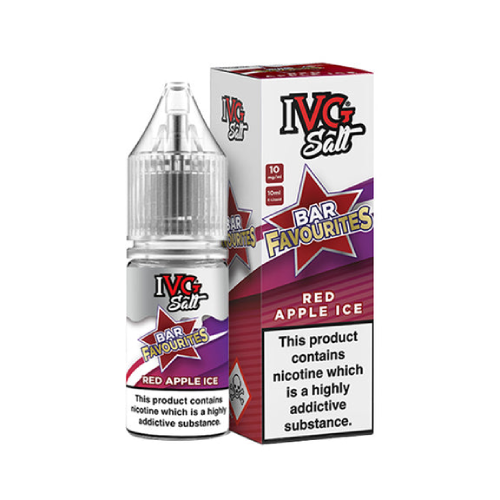 Product Image of Red Apple Ice Nic Salt E-Liquid by IVG Bar Salt Favourites