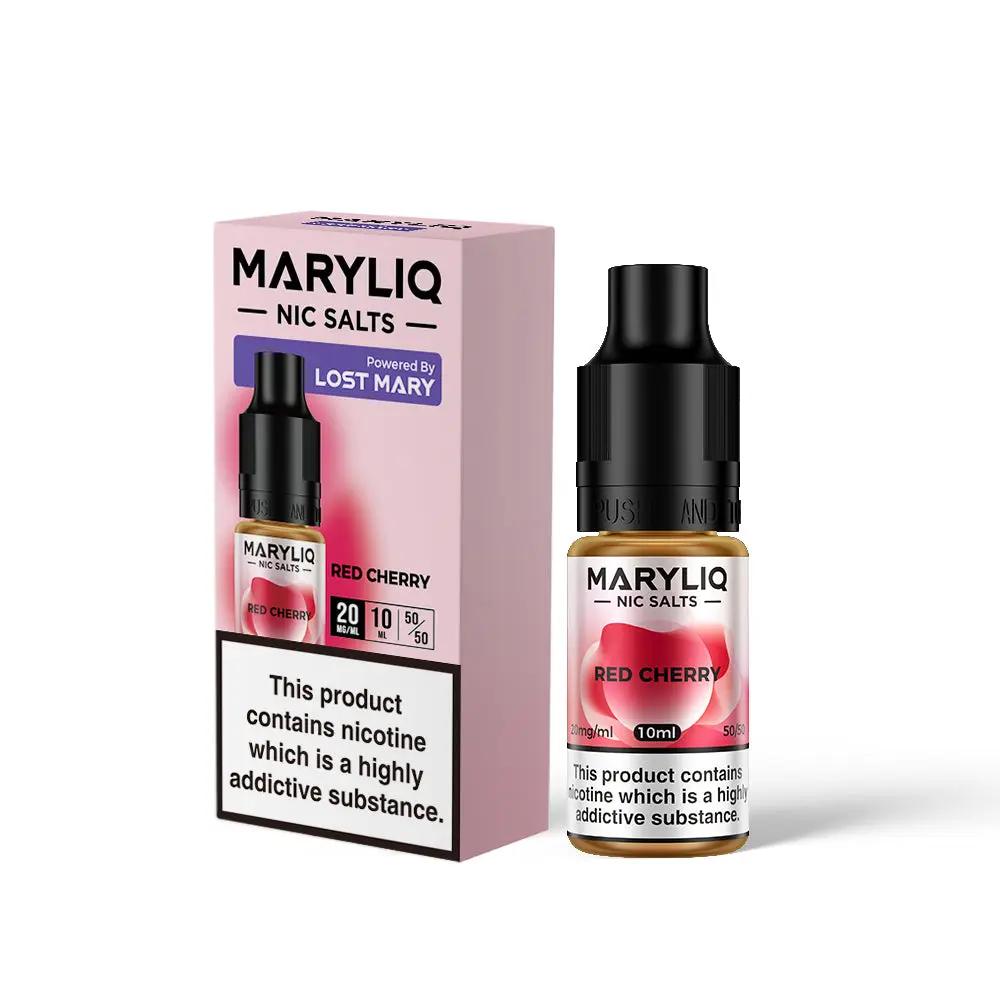 Product Image of Red Cherry Nic Salt E-Liquid by Maryliq Salts 10ml