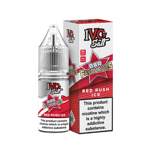 Product Image of Red Rush Ice Nic Salt E-Liquid by IVG Bar Salt Favourites