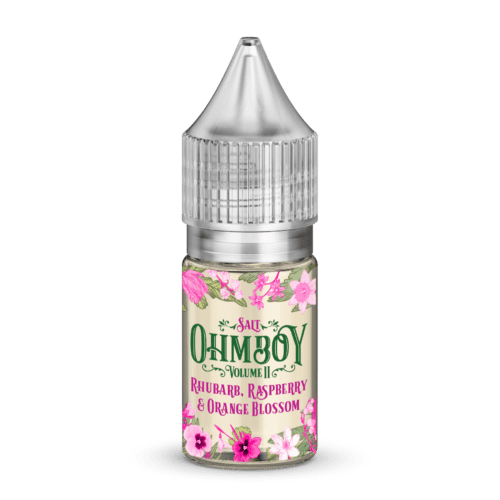 Product Image of Rhubarb, Raspberry and Orange Blossom Nic Salt E liquid by Ohm Boy Volume II 10ml