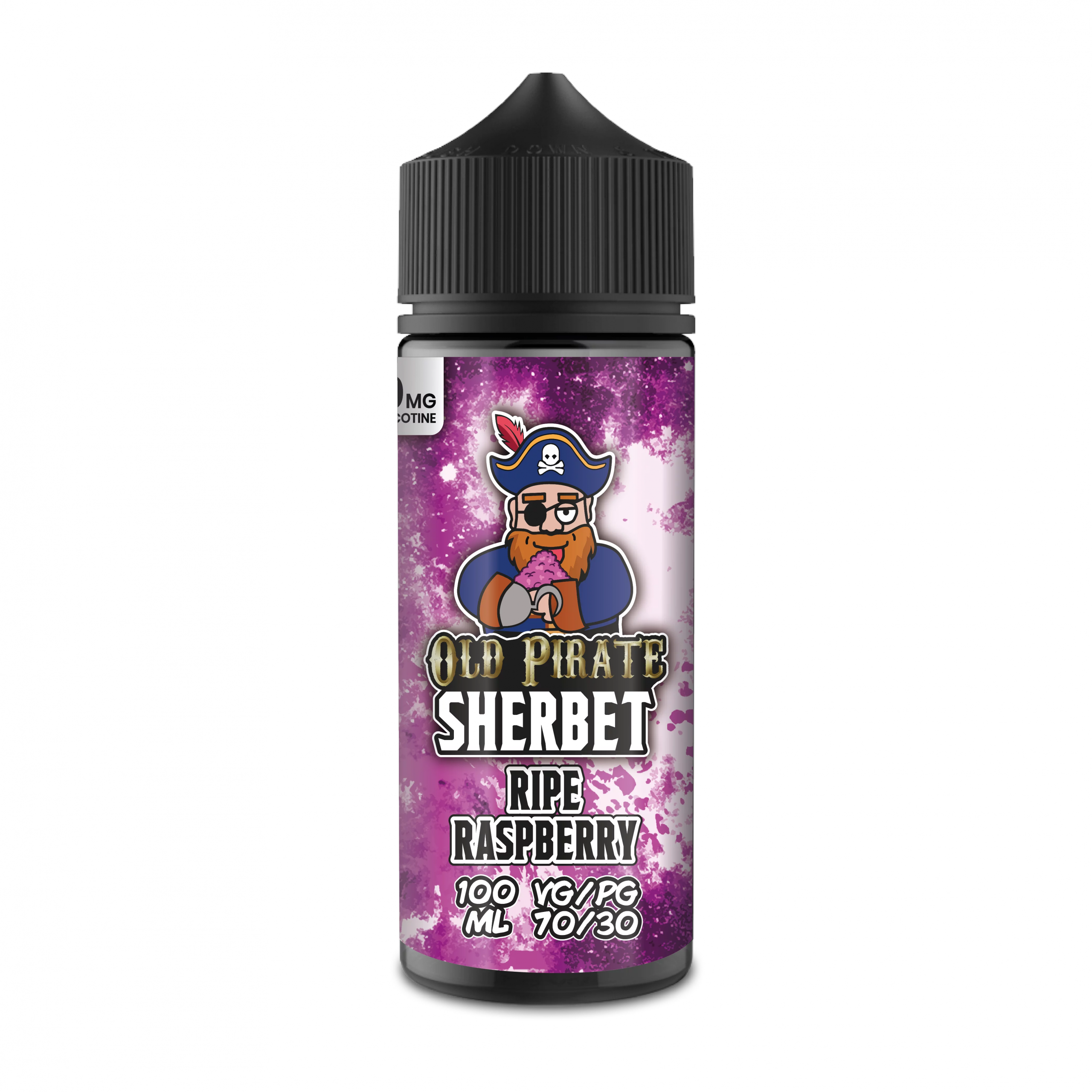 Product Image of Old Pirate E Liquid Sherbet - Ripe Raspberry - 100ml