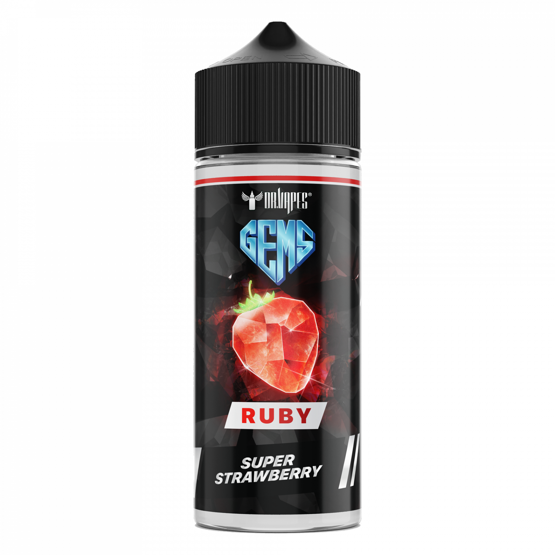 Product Image of Dr Vapes Gems E liquid - Ruby Super Strawberry - 100ml