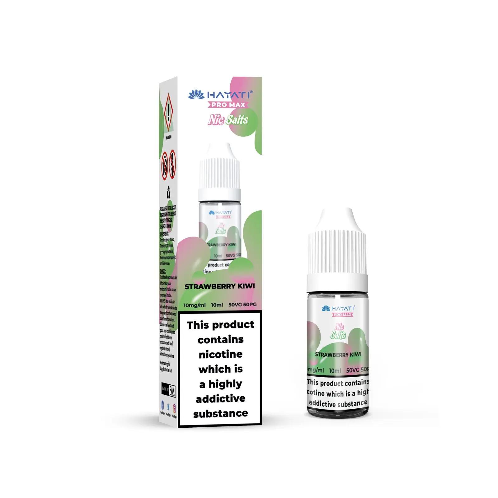 Product Image of Strawberry Kiwi Nic Salt E-Liquid by Hayati Crystal Pro Max 10ml