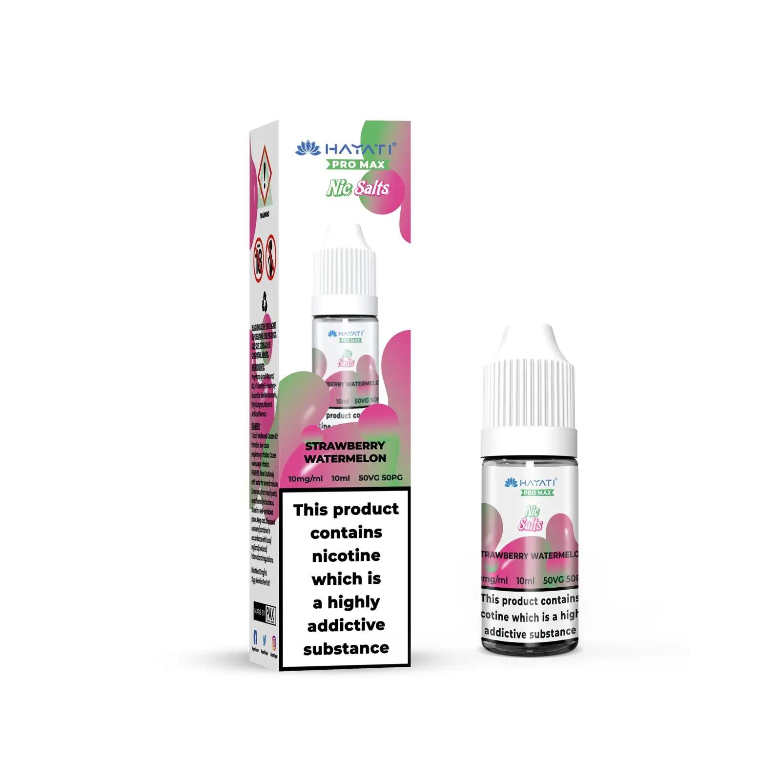 Product Image of Strawberry Watermelon Nic Salt E-Liquid by Hayati Crystal Pro Max 10ml