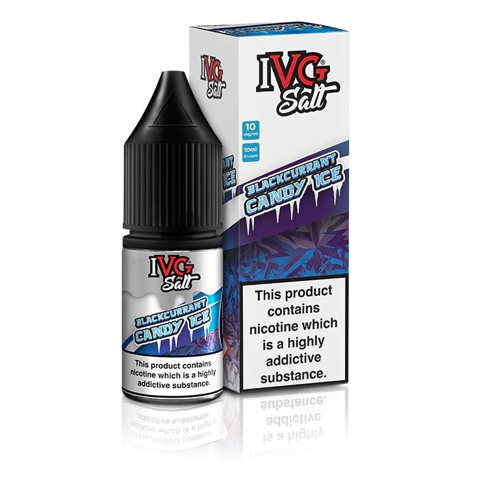 Product Image of Blackcurrant Candy Ice Nic Salt E-Liquid by IVG 10ml