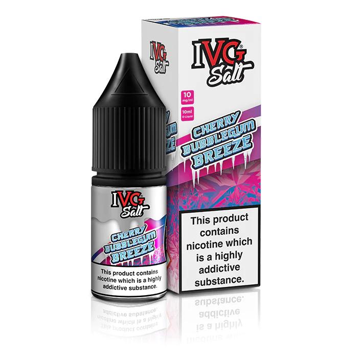 Product Image of Cherry Bubblegum Breeze Nic Salt E-Liquid by IVG 10ml