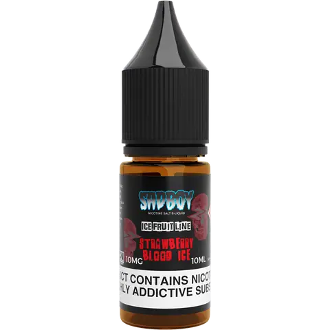 Product Image of Strawberry Blood Ice Nic Salt E-Liquid by Sad Boy 10ml