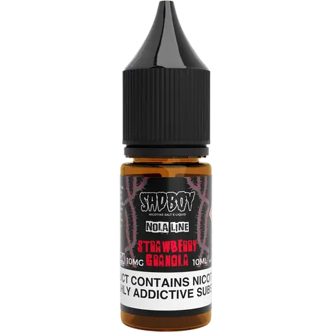 Product Image of Strawberry Granola Nic Salt E-Liquid by Sad Boy 10ml