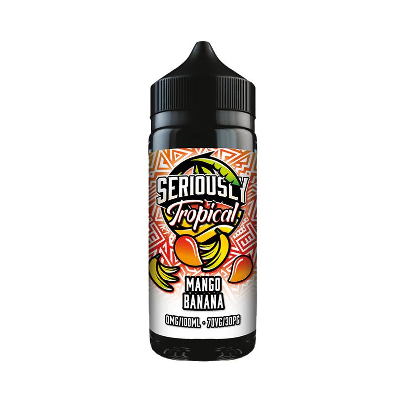 Product Image of Mango Banana Nic Salt E-Liquid by Doozy Vape Seriously Tropical 100ml