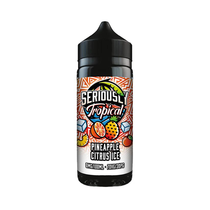 Product Image of Pineapple Citrus Ice Nic Salt E-Liquid by Doozy Vape Seriously Tropical 100ml