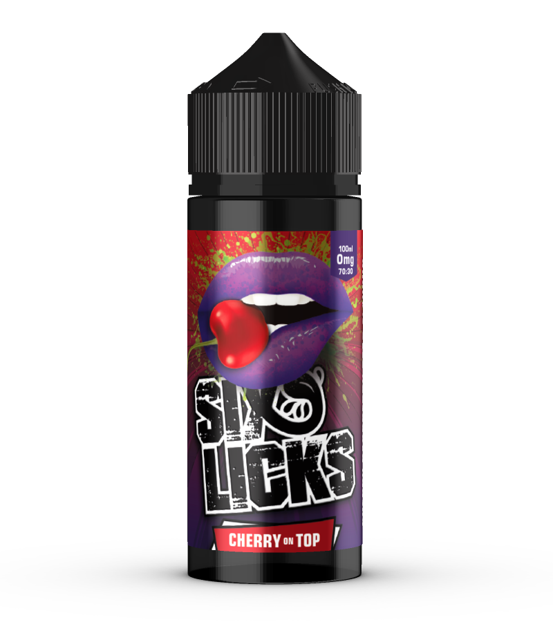 Product Image of Six Licks E Liquid - Cherry on Top - 100ml