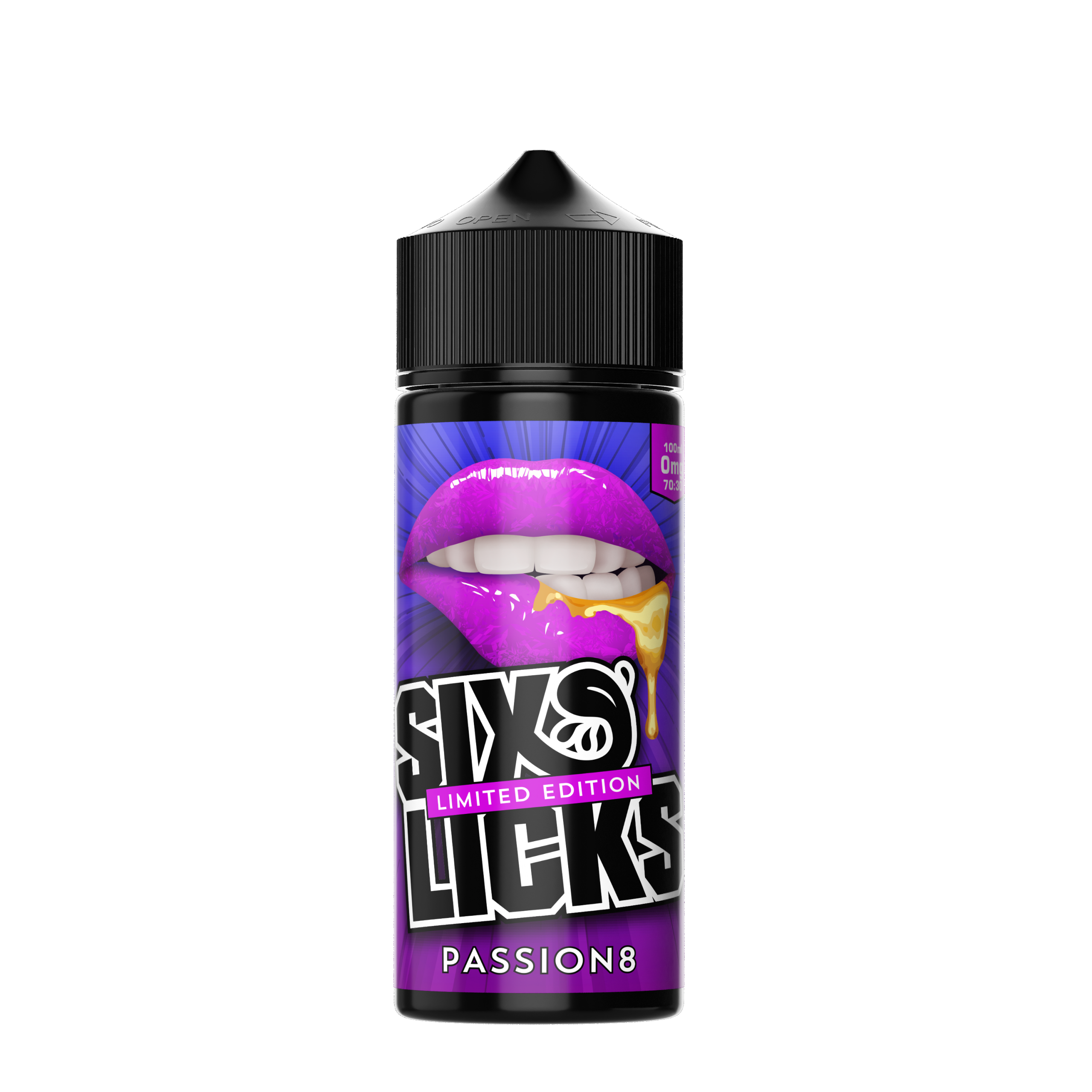 Product Image of Six Licks E Liquid - Passion8 - 100ml