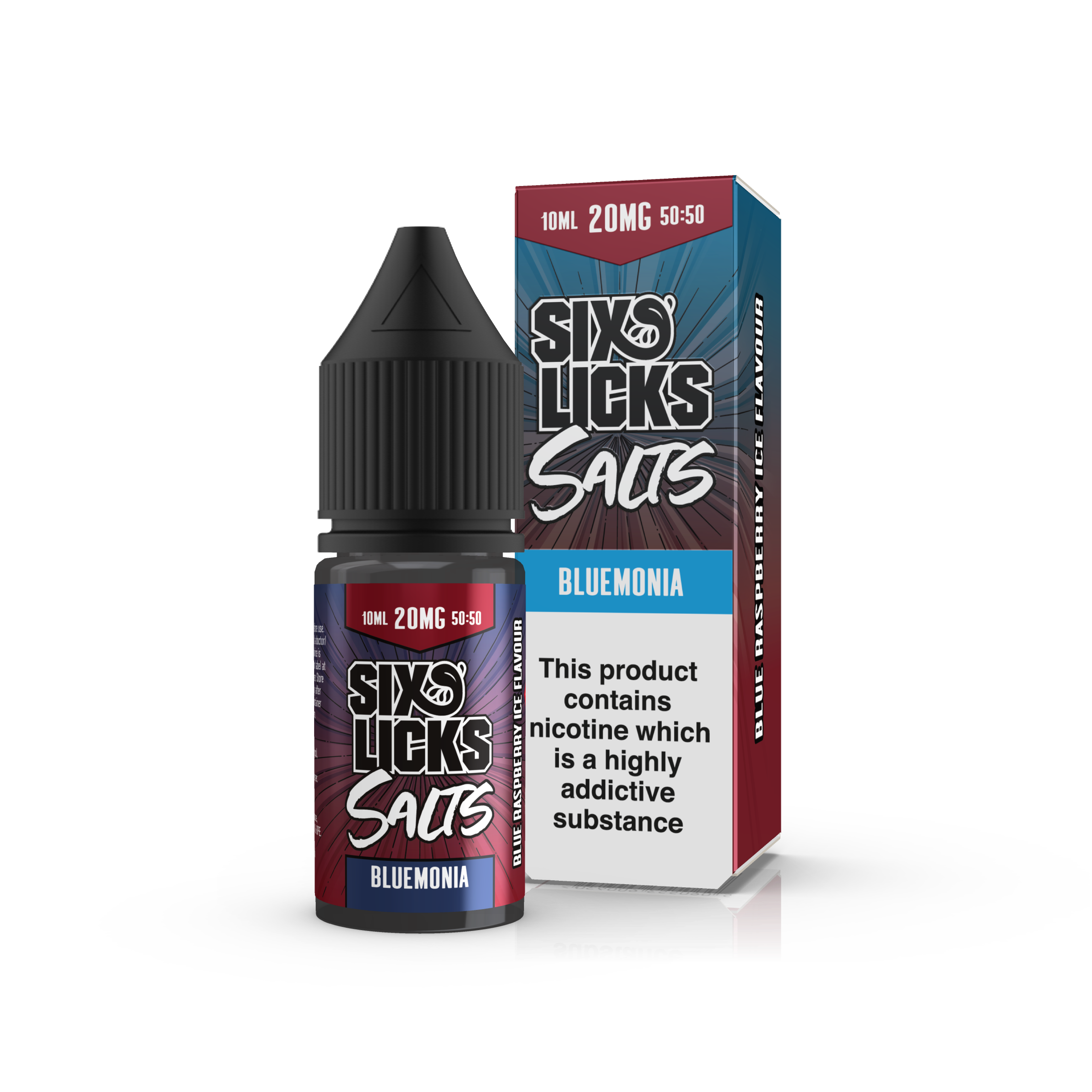 Product Image of Bluemonia Nic Salt E-Liquid by Six Licks 10ml