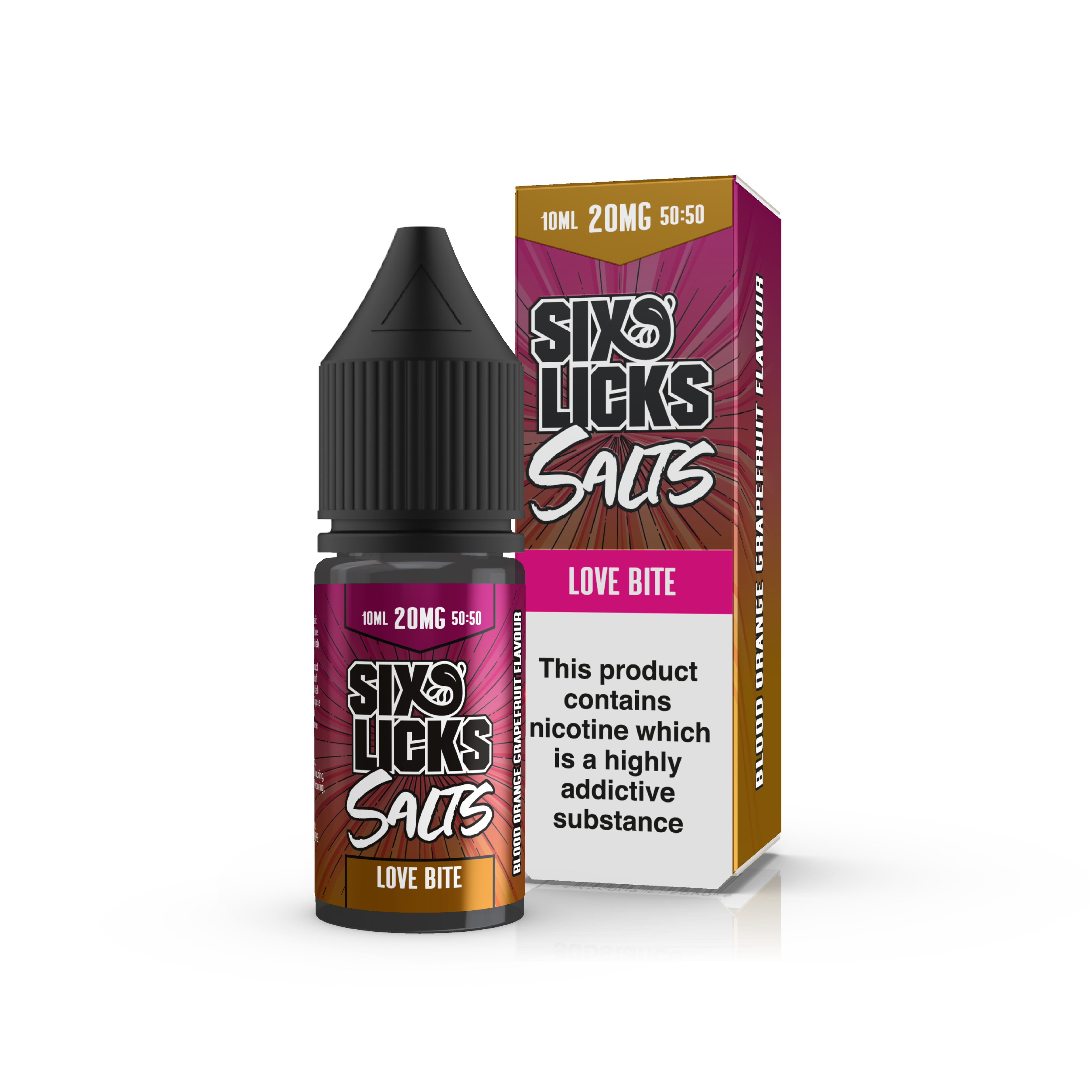 Product Image of Love Bite Nic Salt E-Liquid by Six Licks 10ml