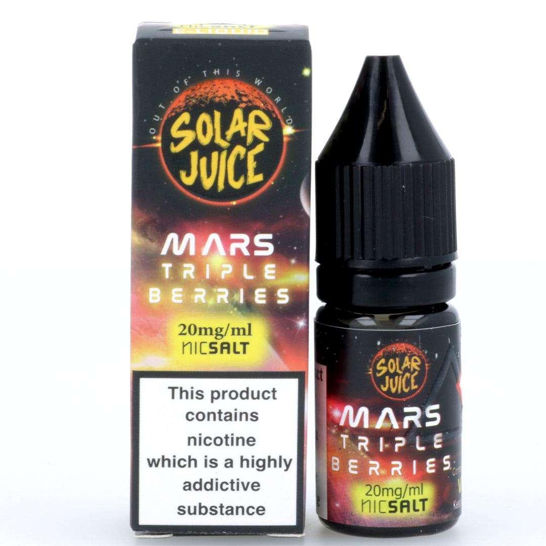 Product Image of Mars Triple Berries Nic Salt E-Liquid by Solar Juice 10ml