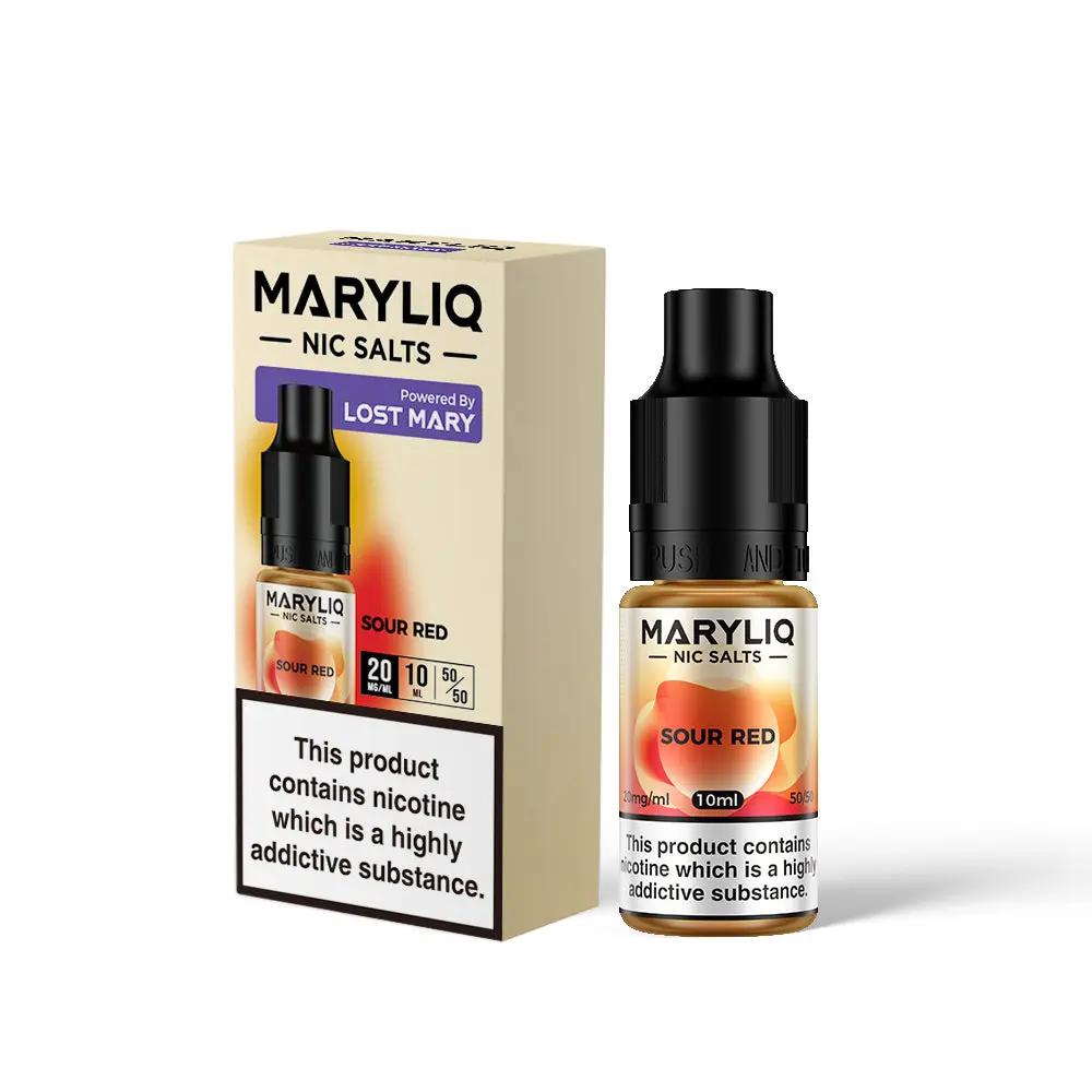 Product Image of Sour Red Nic Salt E-Liquid by Maryliq Salts 10ml