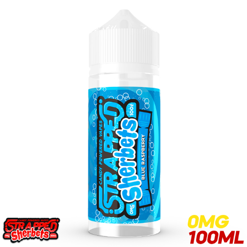 Product Image of Strapped Sherbets E Liquid - Blue Raspberry Sherbet - 100ml