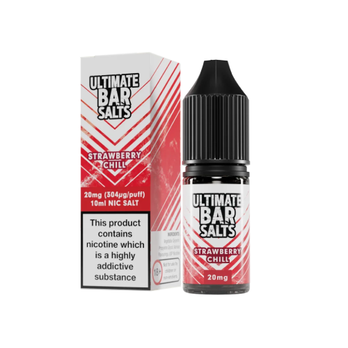 Product Image of Strawberry Chill Nic Salt E-Liquid by Ultimate Bar Salts 10ml