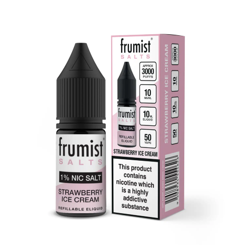 Product Image of Strawberry Ice Cream Nic Salt E-Liquid by Frumist Salts 10ml