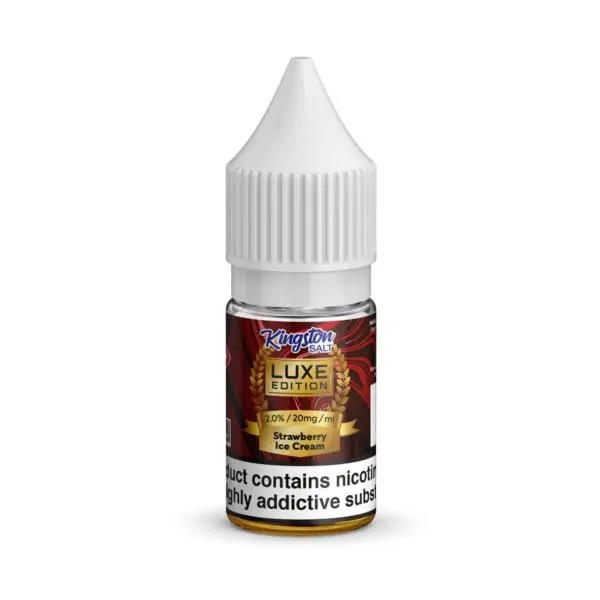 Product Image of Strawberry Ice Cream Nic Salt E-Liquid by Kingston Luxe Edition 10ml