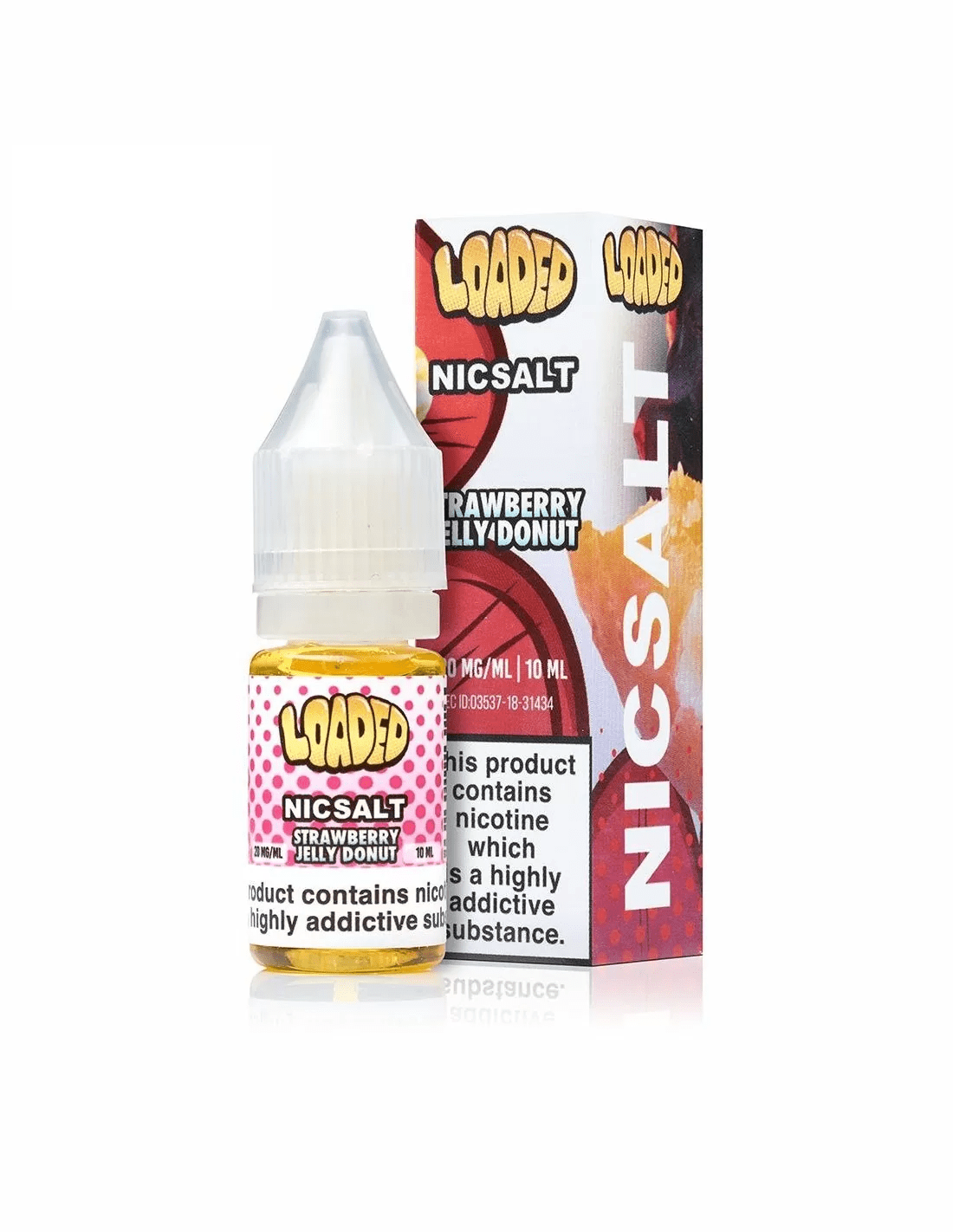 Product Image of Strawberry Jelly Donut Nic Salt E-Liquid by Loaded 10ml