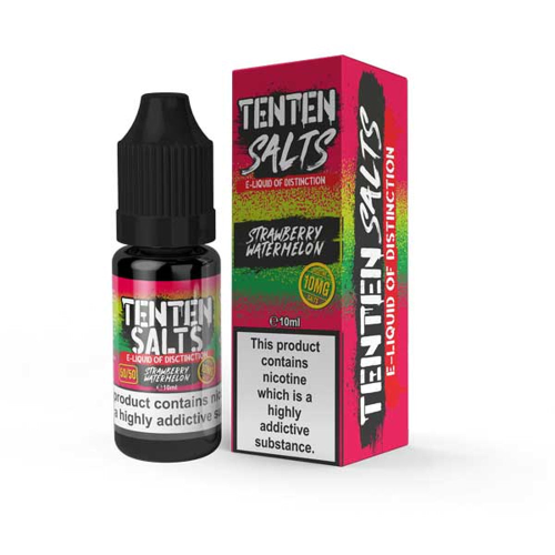 Product Image of Strawberry Watermelon Nic Salt E-Liquid by TenTen 10ml