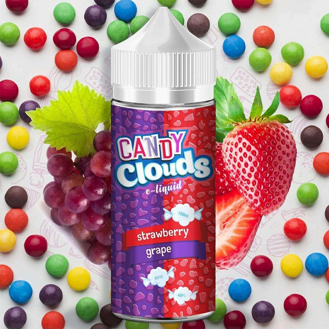 Product Image of Candy Clouds E liquid - Strawberry Grape - 100ml