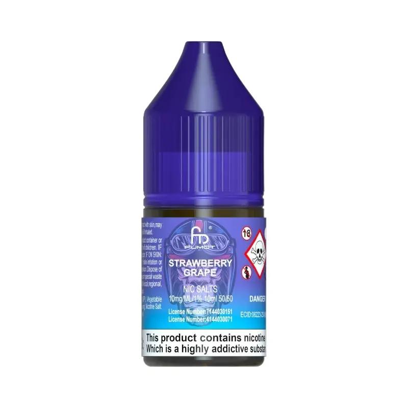 Product Image of Strawberry Grape Nic Salt E-Liquid R and M Tornado Salts By Fumot 10ml