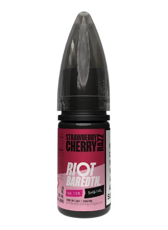 Product Image of Strawberry Cherry Razz Nic Salt E liquid by Riot Bar Edition 10ml