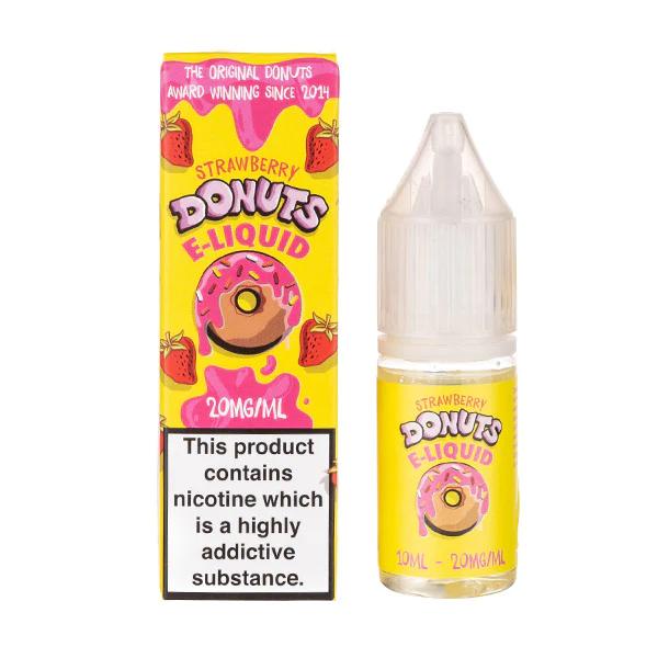 Product Image of Strawberry Donuts Nic Salt E-Liquid by Donuts 10ml