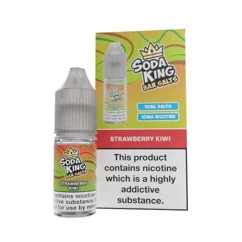 Product Image of Strawberry Kiwi Nic Salt E-Liquid by Soda King Bar Salts 10ml