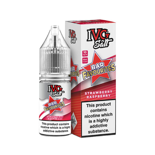 Product Image of Strawberry Raspberry Nic Salt E-Liquid by IVG Bar Salt Favourites