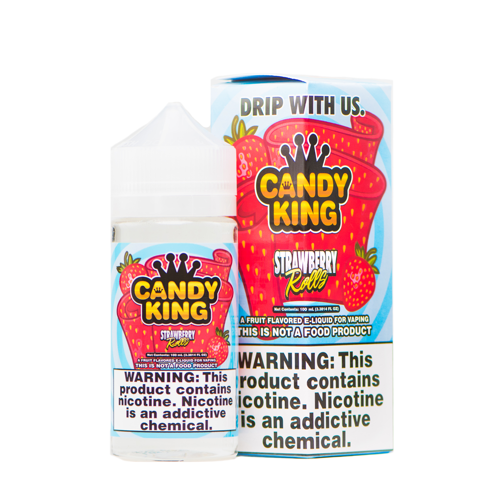 Product Image of Candy King E Liquid - Strawberry Rolls - 100ml