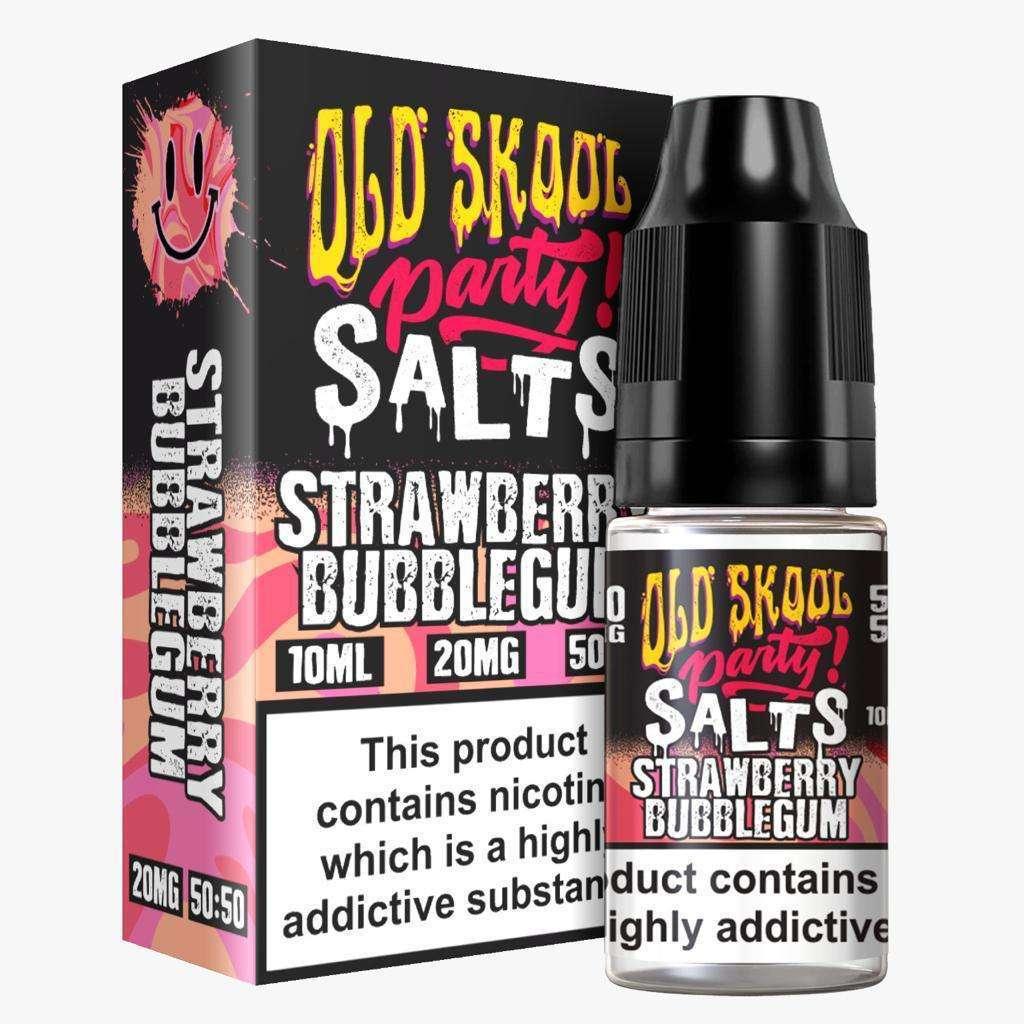 Product Image of Strawberry Bubblegum Nic Salt E-Liquid by Old Skool Party Salts 10ml